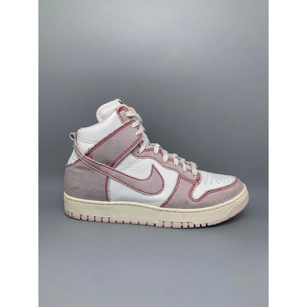 Nike Dunk High‎ 1985 Pink Denim DQ8799-100 Men's Sz 8